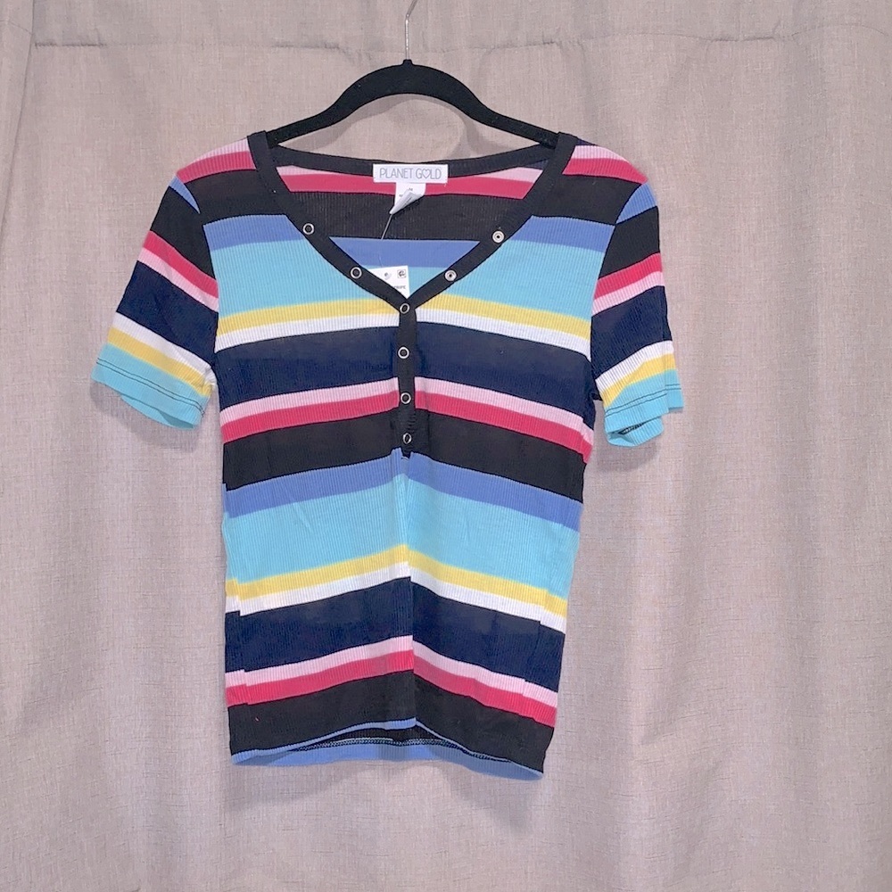 striped top